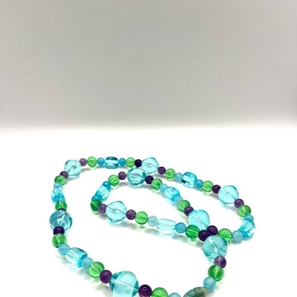 Spring Glass Bead Necklace - Picture 5 of 8